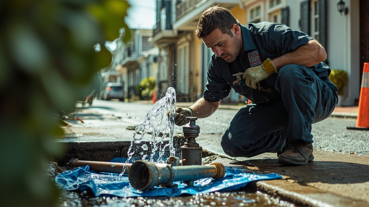 Emergency Main Water Line Break Repair in New Orleans – 24/7 Response to Stop Water Damage Fast
