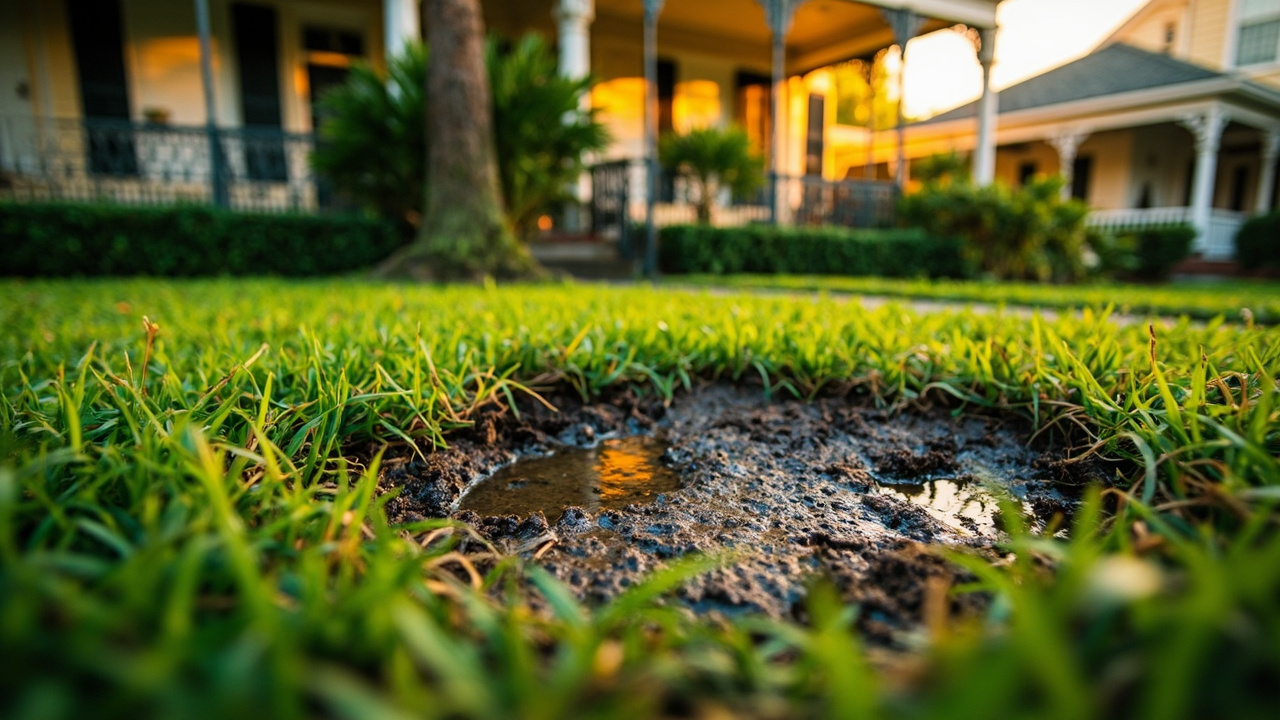 Why Your New Orleans Lawn Stays Wet When It Shouldn't
