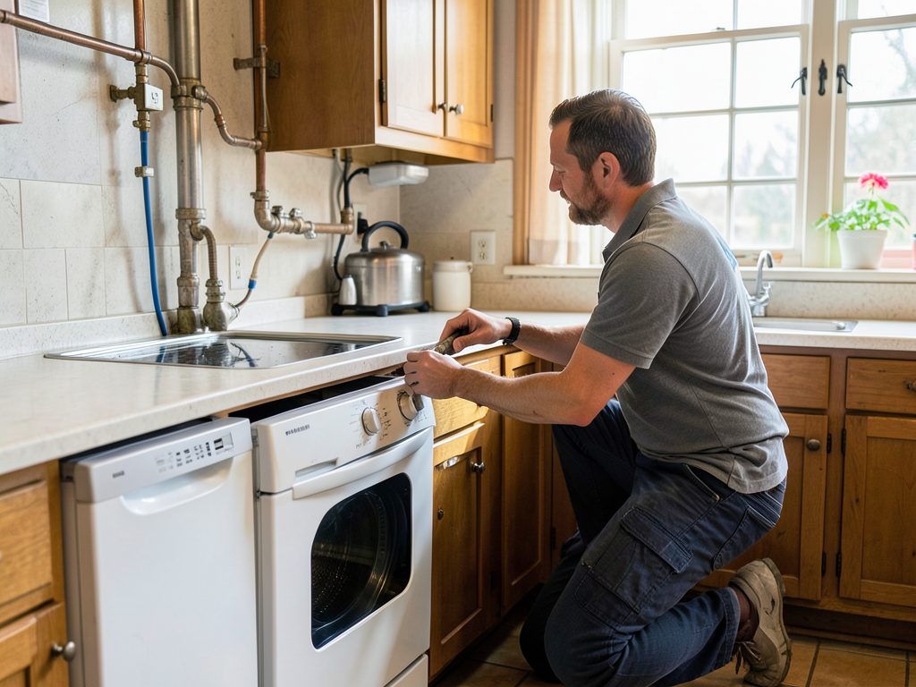 Installing a high efficiency dishwasher in your sm