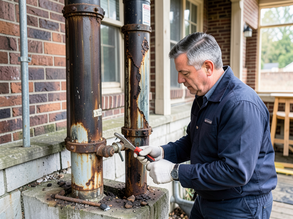 Replacing old cast iron stacks with pvc in your ho