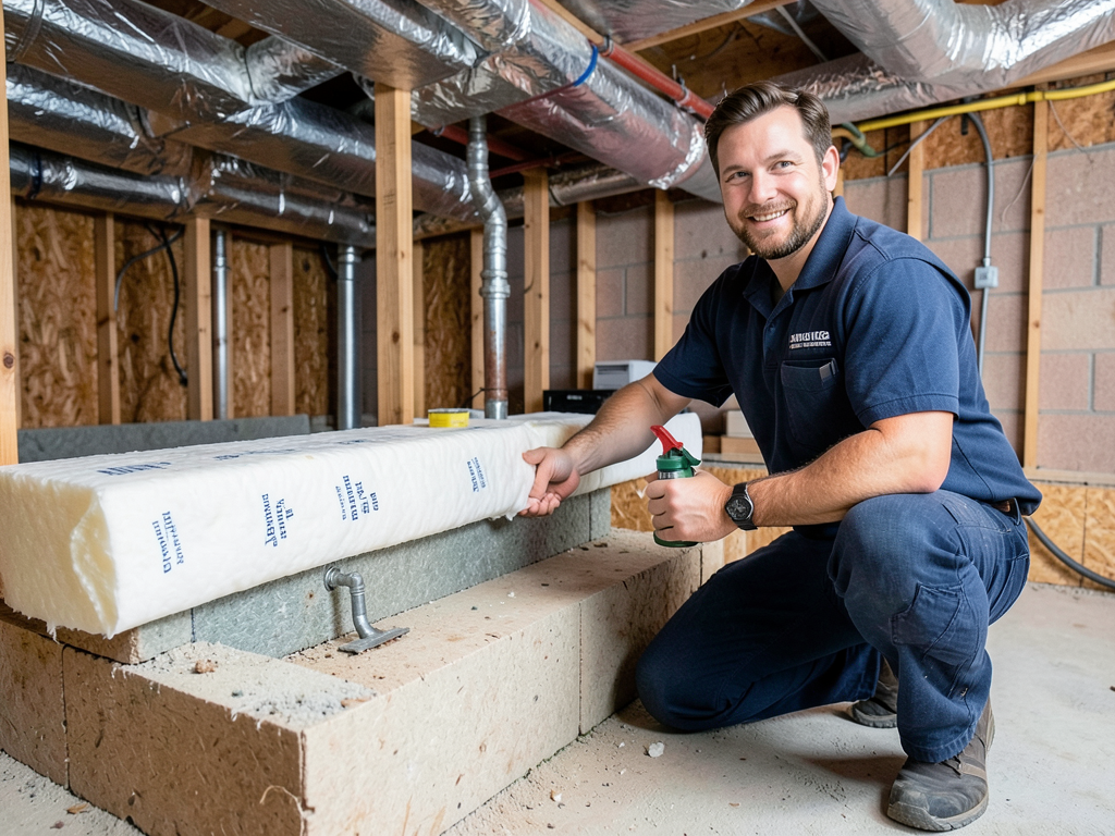 The best way to insulate pipes under your raised h