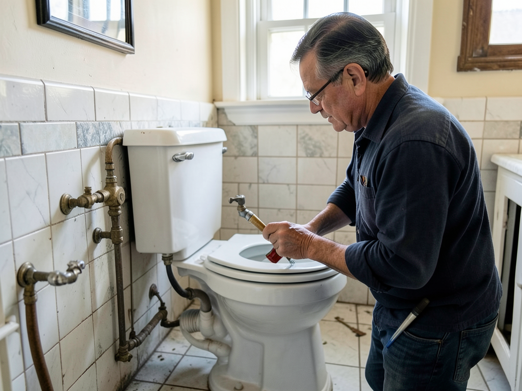 Toilet repair and replacement services for homes i
